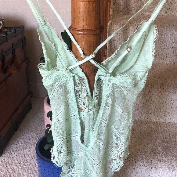 Savage & Fenty Deco Glass Lace Teddy - Picture 9 of 16